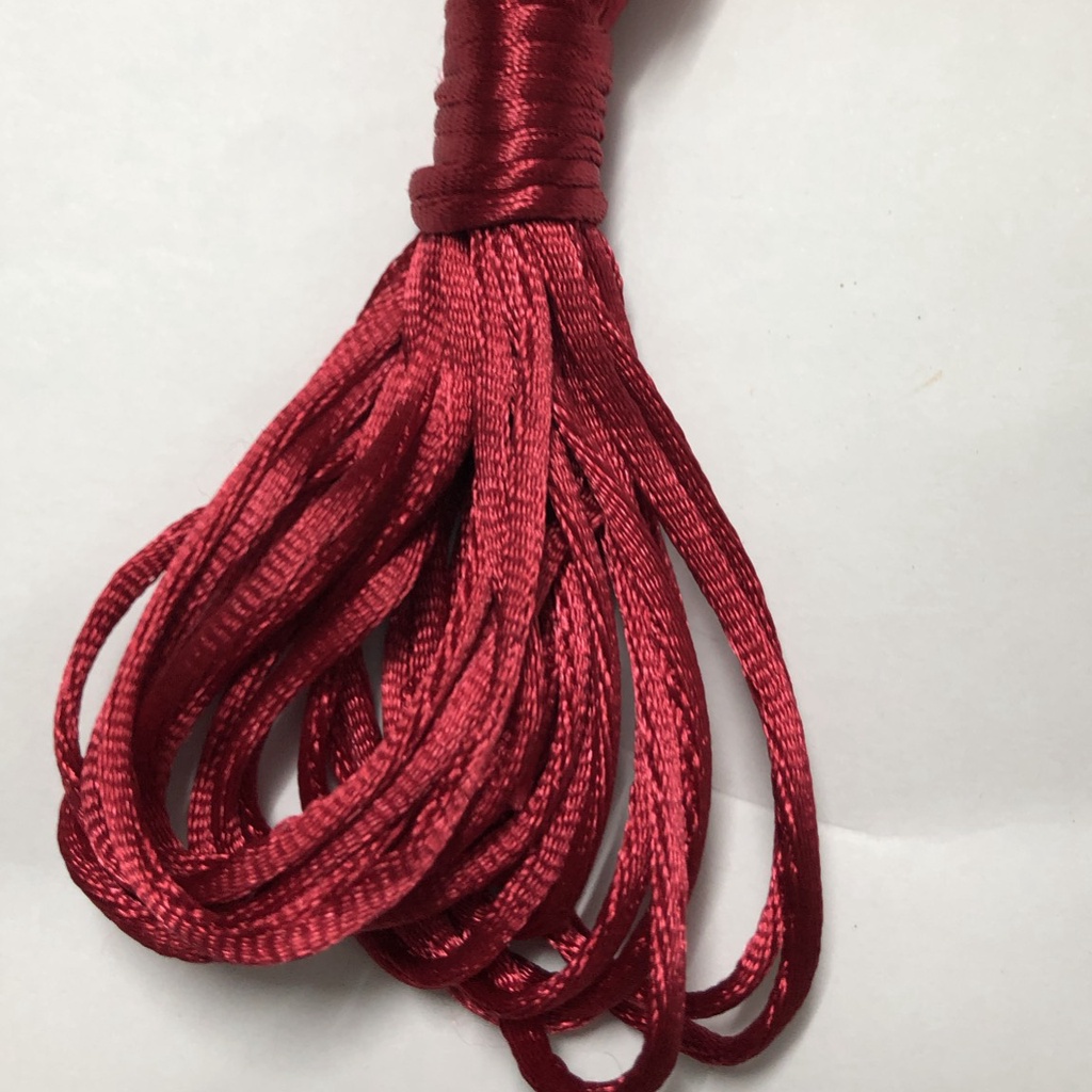 Bó 10 met dây tim Viet Nam size 2.5mm đủ màu dây đan vòng tay, dây thắt vòng,vòng cổ