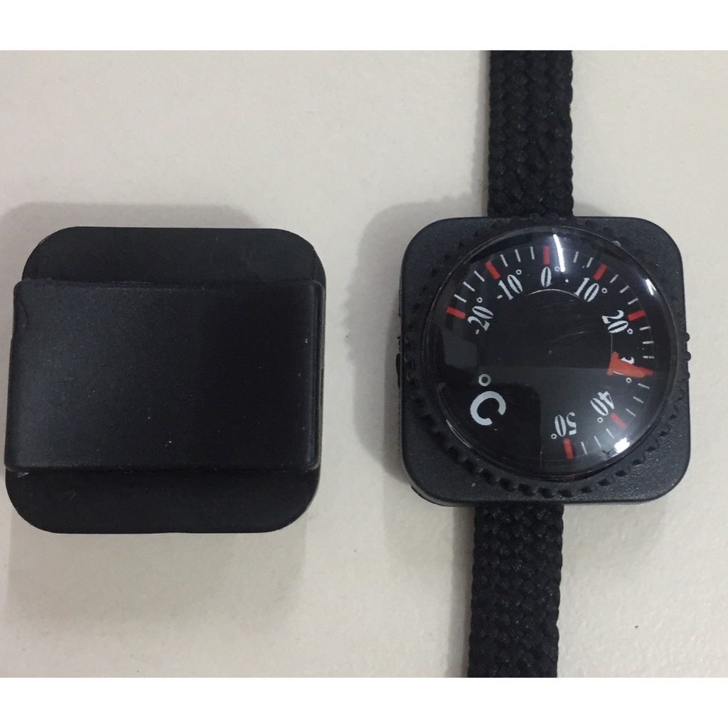 khóa cài vòng paracord có la bàn,dao và còi, đánh lửa