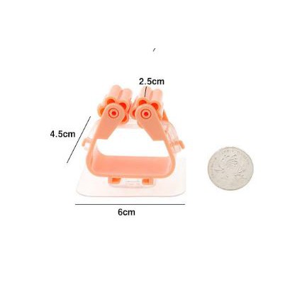 Móc dán tường giữ cây lau nhà / treo chổi không thấm nước