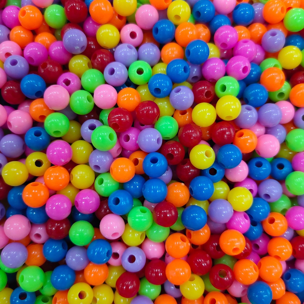 100gam hạt nhựa tròn nhiều màu pastel 4mm- 6mm 8mm 10mm 12mm 14mm 16mm 18mm 20mm