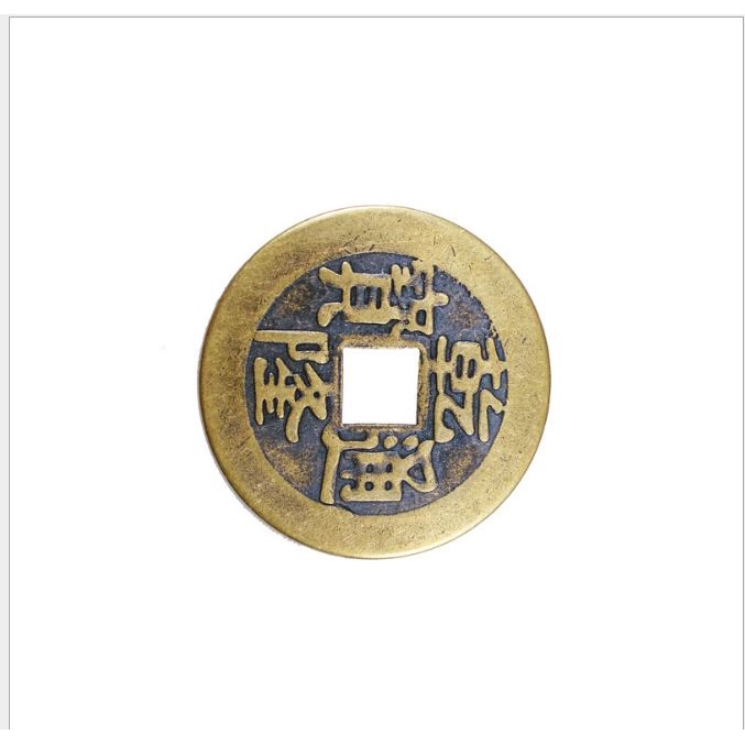 2-10 đồng xu giả cổ size 24- 28mm (bằng đồng)