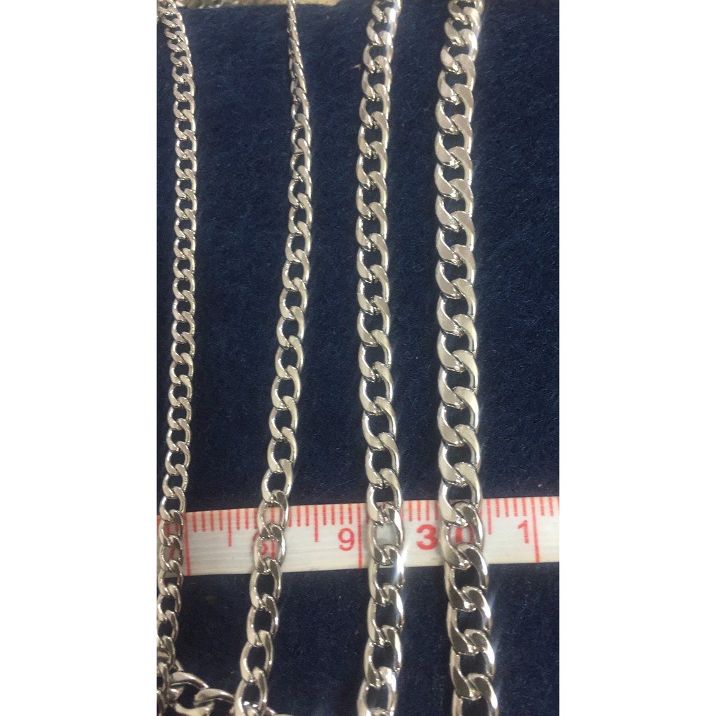 5 met xich inox oval phẳng dầy