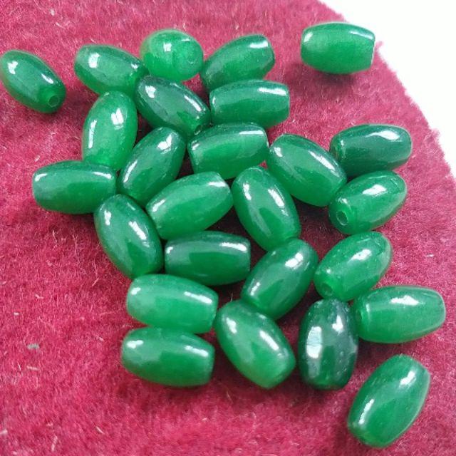 10viên lu thống đá 6x9mm thiên nhiên