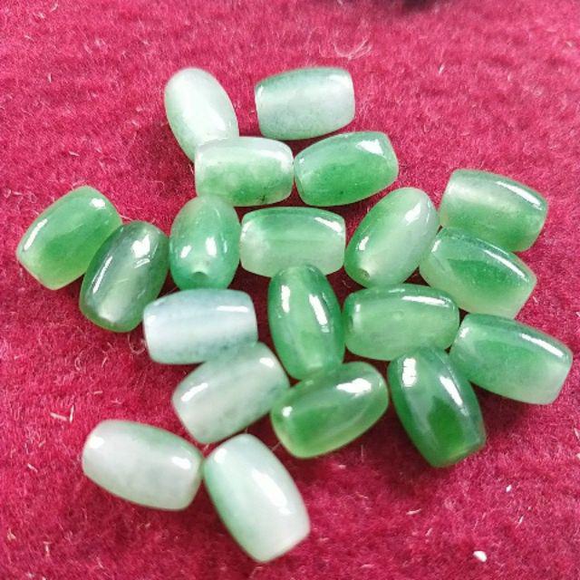 10viên lu thống đá 6x9mm thiên nhiên