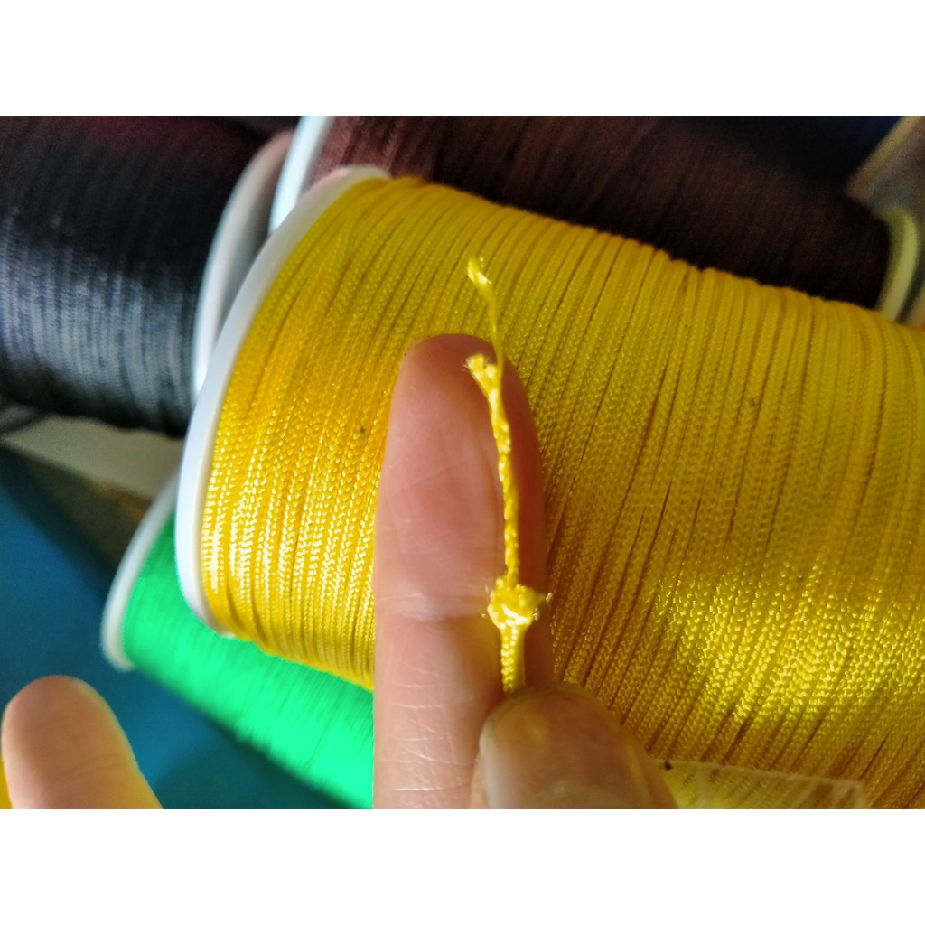 3-10m Dây dù paracord size 1.5mm có lõi sợi tròn (mẫu xịn) đan vòng tay nhiều màu, dây thắt vòng tay, vòng cổ