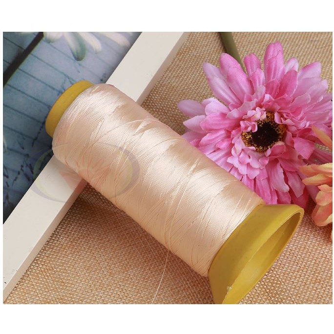 chỉ nylon 210D đủ size, nhiều màu làm tua rua, mày dầy dép, túi sách