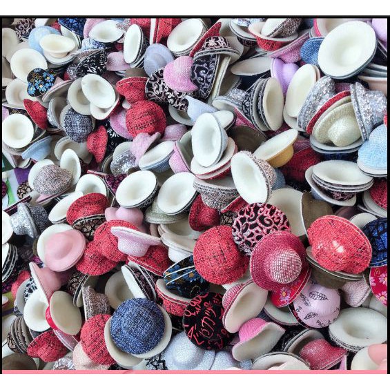 (p143-24) 5-20 cái mũ nhỏ làm trang trí thủ công đường kính 5,4cm