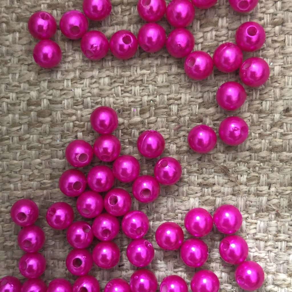 500gam hạt châu, hạt cườm ngoc trai nhựa nhiều màu nhiều size 4-6-8-10-12ly