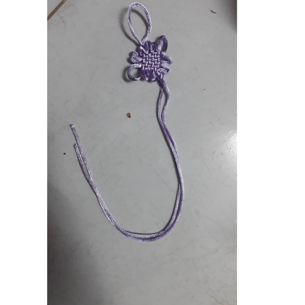 (P131A-1) Dây thắt nơ treo phụ kiện , dây treo tua rua, dây đồng tâm kết