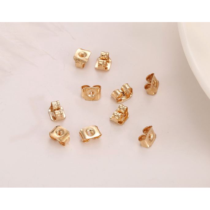 100 -200 CHỐT ĐUÔI HOA TAI - BỊT SAU KHUYÊN XỎ / CHỐT CHUÔI HOA TAI đủ kiểu