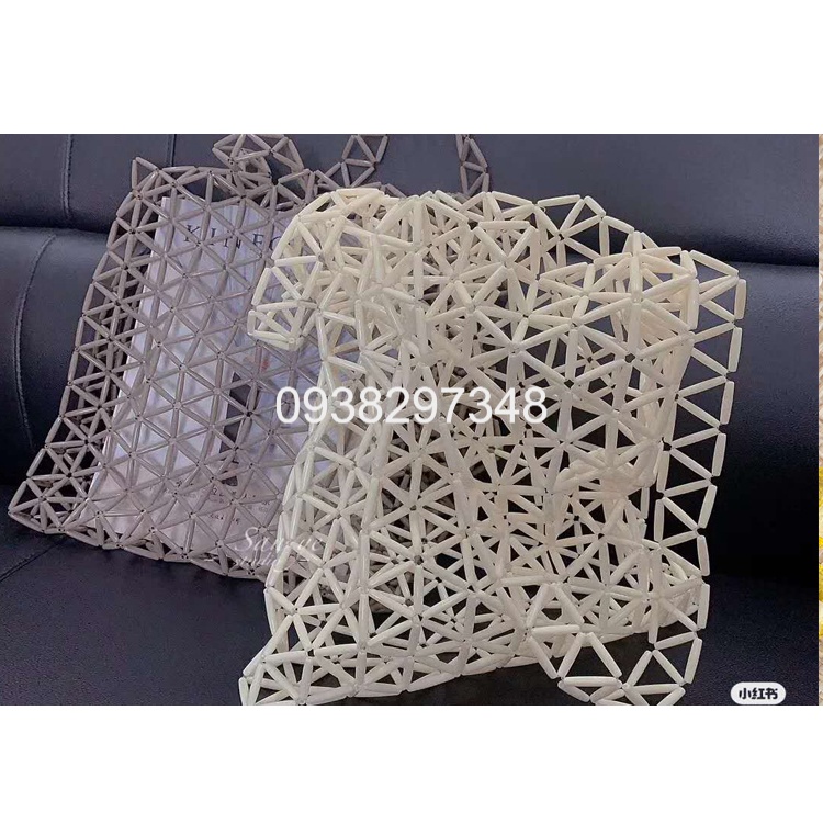 10-50gam hạt nhựa dạng ống 5x25mm làm đồ trang sức, túi xách