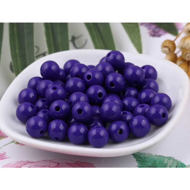 25gam hạt nhựa tròn đủ màu size 6- 8-10-12-14-16-18-20mm
