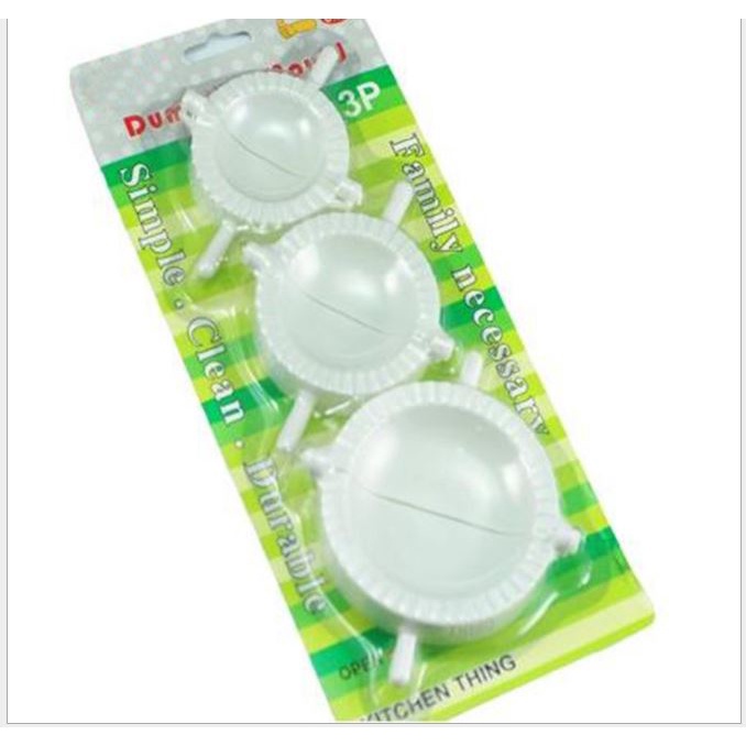 bộ 3 khuôn, Khuôn lẻ Làm Bánh Xếp,bánh bao, bánh gối, bánh quai vạc, sủi cảo, há cảo, bánh bột