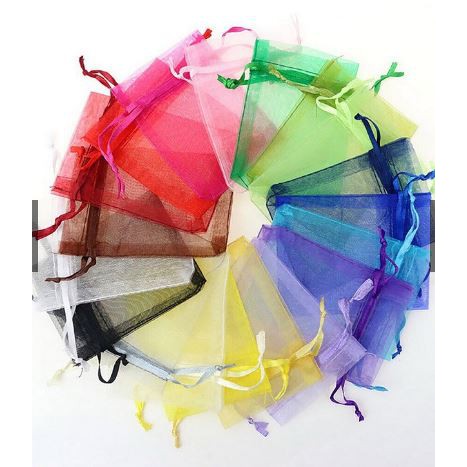 10 túi rút mini vải voan 7x9cm đa năng