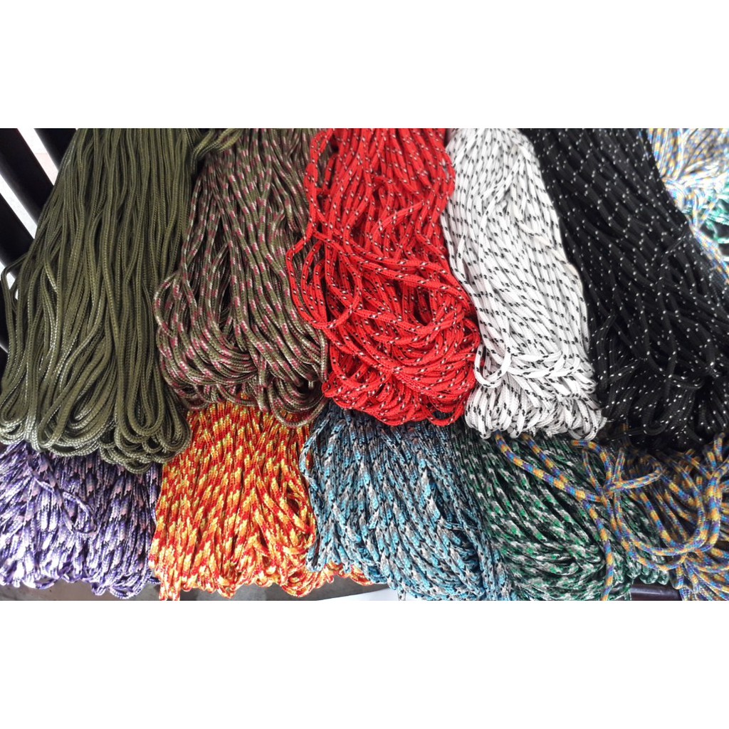 5met dây parcord size 2mm nhiều màu để chọn