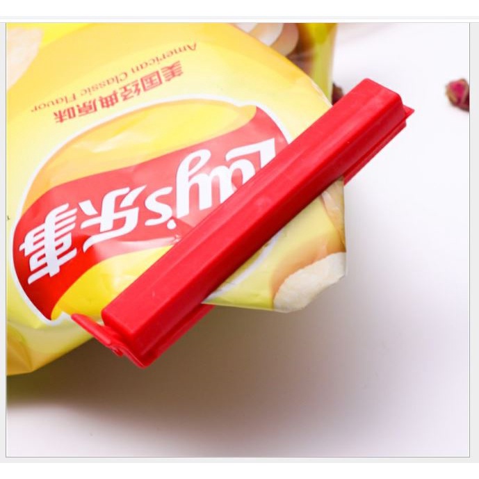 bộ 10 Miếng Kẹp túi thực phẩm,  Bảo quản Thực Phẩm Tiện Dụng, kẹp niêm phong bao nylon, kẹp  túi nilon p191-16