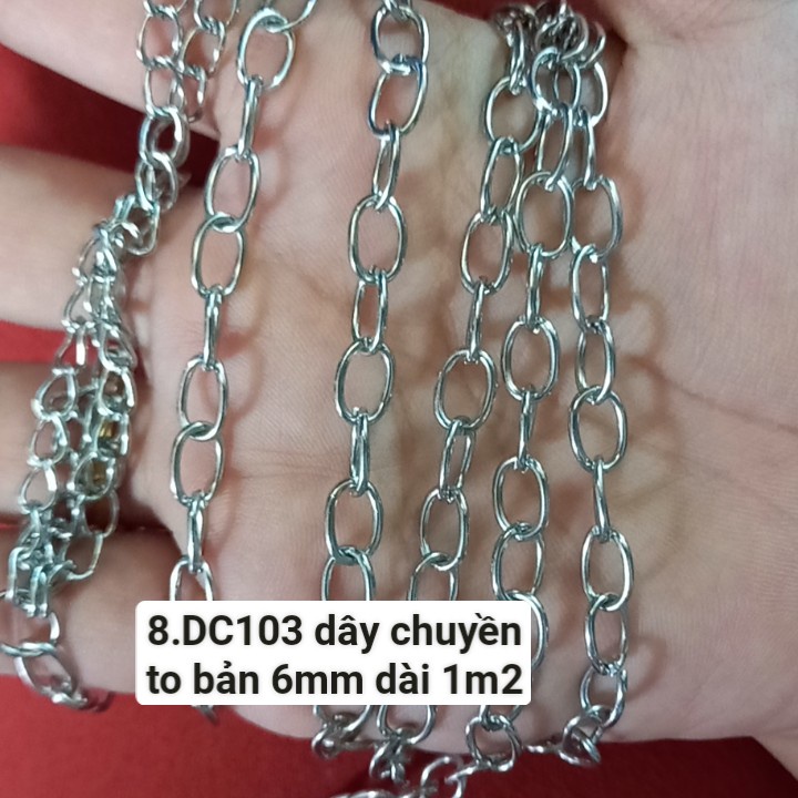 1 sợi dây chuyền xích dài 40cm, 45, 54cm- mã DC103