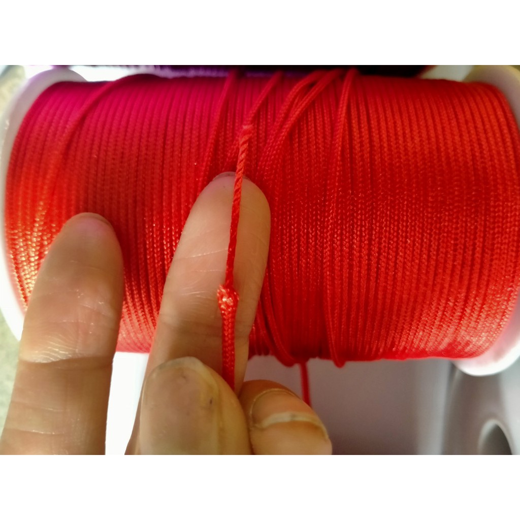 3-10m Dây dù paracord size 1.5mm có lõi sợi tròn (mẫu xịn) đan vòng tay nhiều màu, dây thắt vòng tay, vòng cổ