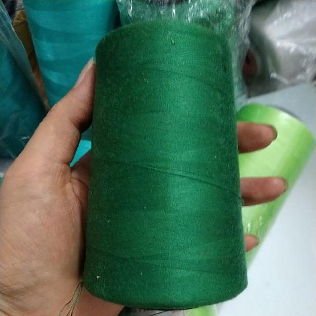 Cuộn chỉ 5000met tone xanh