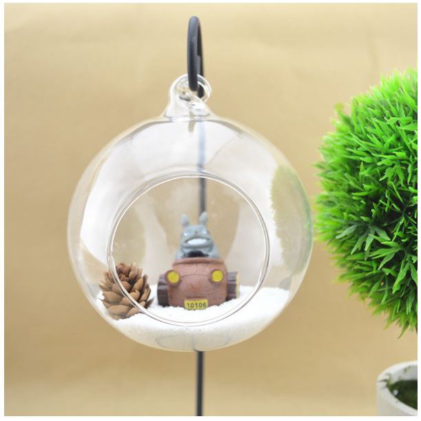 Khung sắt móc treo chữ C, phụ kiện terrarium, phụ kiện trang trí tiểu cảnh