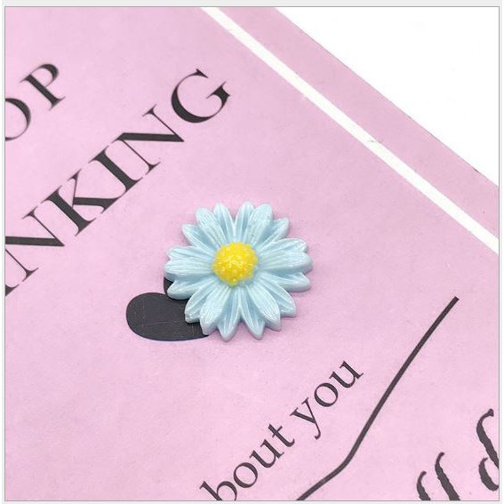gói 18gam (10cái) miếng dán hoa cúc làm cột tóc size 2cm (p140-15)