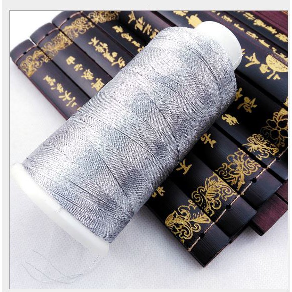 chỉ kim tuyến cuộn lớn đủ size 0.2-0.4-0.6-0.8mm trang trí handmade, làm vòng