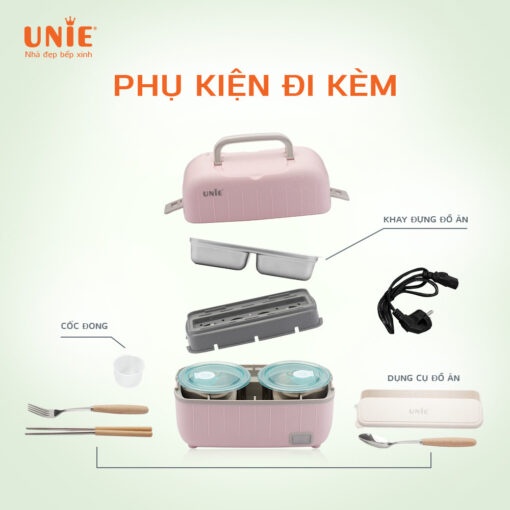 Hộp đựng cơm cắm điện văn phòng cao cấp UNIE UV-P1