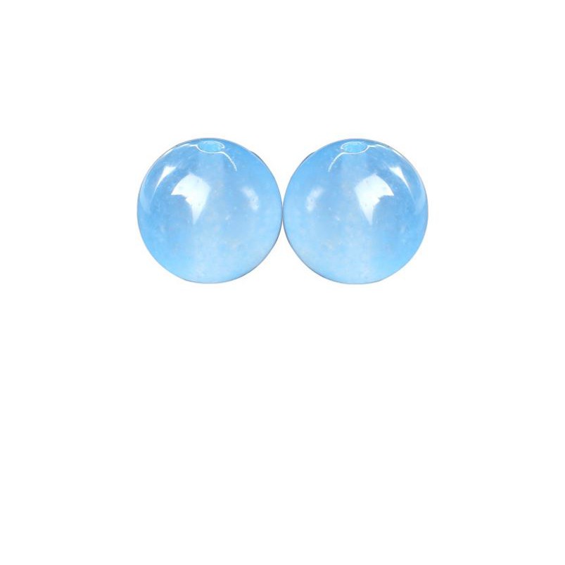 95 viên dây đá chalcedony màu xanh da trời size 4mm & size6/8/10mm