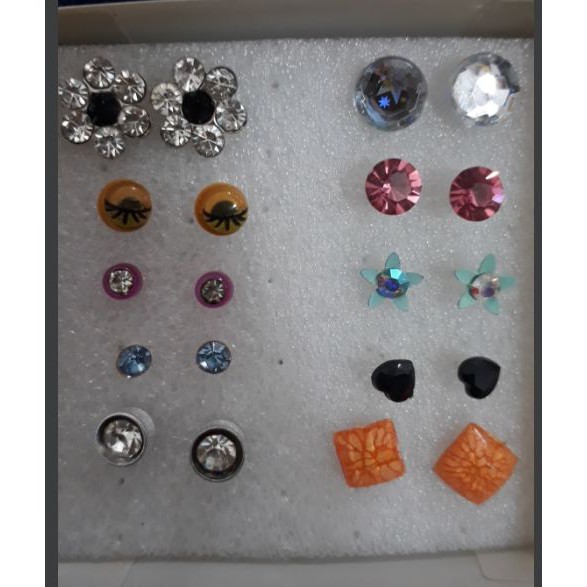 SET 10 ĐÔI HOA TAI SÁT, HOA TAI NỤ