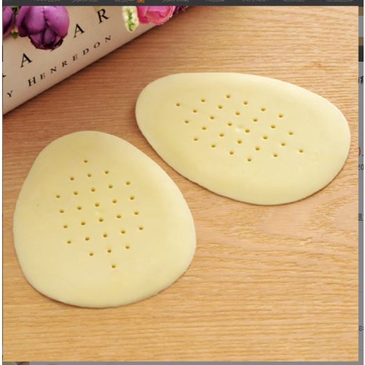 Miếng lót giày bàn chân trước, lót giày cao su êm chân (Có lỗ thoáng khí) p191-77