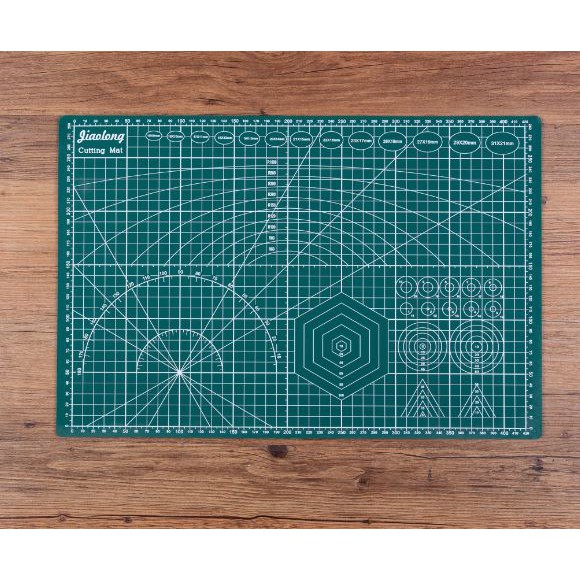 Bảng kê cắt/cutting mat khổ A3/ A4/A5 da tự liền & dao cắt