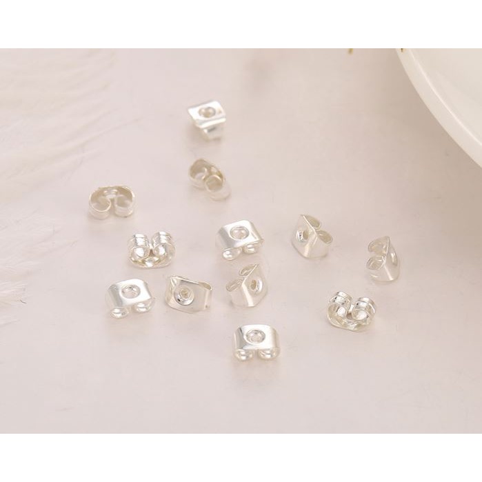 100 CHỐT HOA TAI - BỊT SAU KHUYÊN XỎ , CHỐT CHUÔI HOA TAI