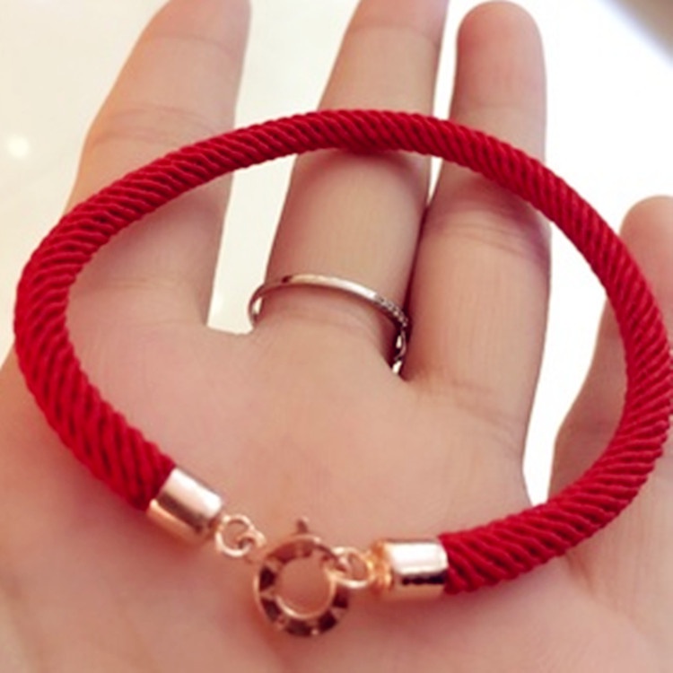 1 met dây milan đỏ 2,5mm cao cấp săn chắc dùng làm vòng tay vòng cổ phong thủy may măn, dây đan vòng