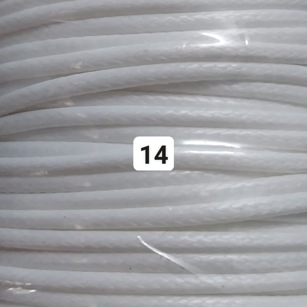 5met dây sáp bóng 2mm, dây sáp da Hàn Quốc nhiều màu, dây đan vòng tay , dây thắt vòng tay, vòng cổ