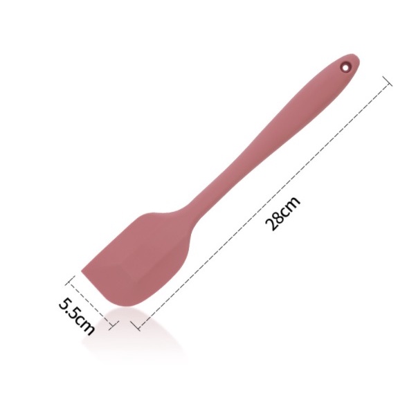 phới dẹt vét bột Spatula,Cây Vét Bột bằng silicon chịu nhiệt 21cm, 28cm