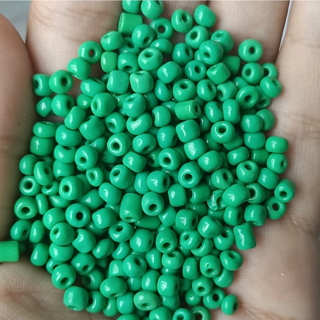 10gam Hạt cườm size ĐẠI 3.6mm đủ màu để chọ dùng trang trí trang sức, quần áo, túi xách, dây đeo khẩu trang