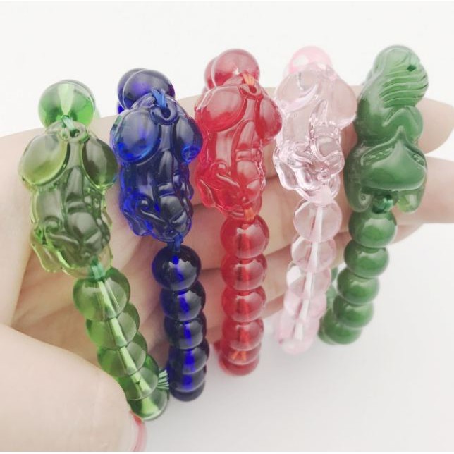 tỳ hưu nhỏ làm vòng tay đủ màu