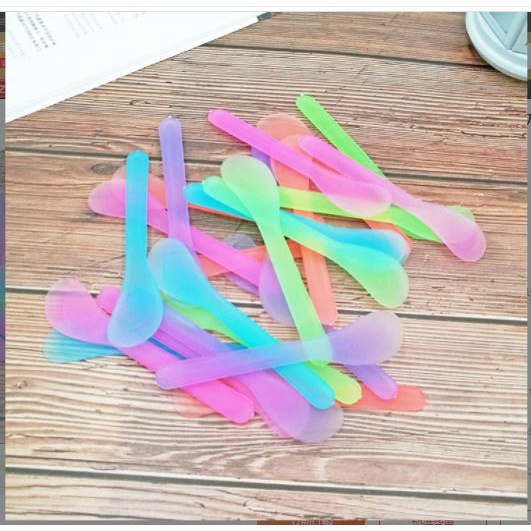 1-5 Thìa trộn mỹ phẩm đắp mặt nạ bát, cọ quét, que trộn, que lấy kem p191-156