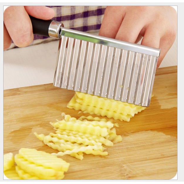 Dao răng cưa lượn sóng cắt rau củ, rau câu, bánh... hình sóng p191-20