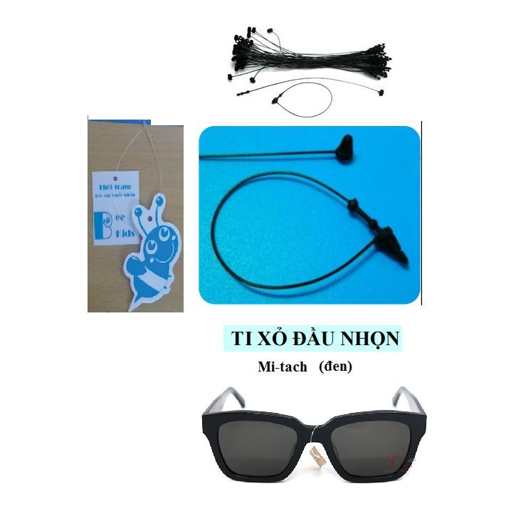 gói 1000 dây treo thẻ, đạn xỏ thẻ bài 5inch=12cm