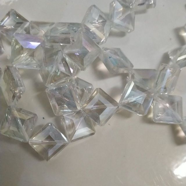 5 viên pha lê hình thoi 14mm