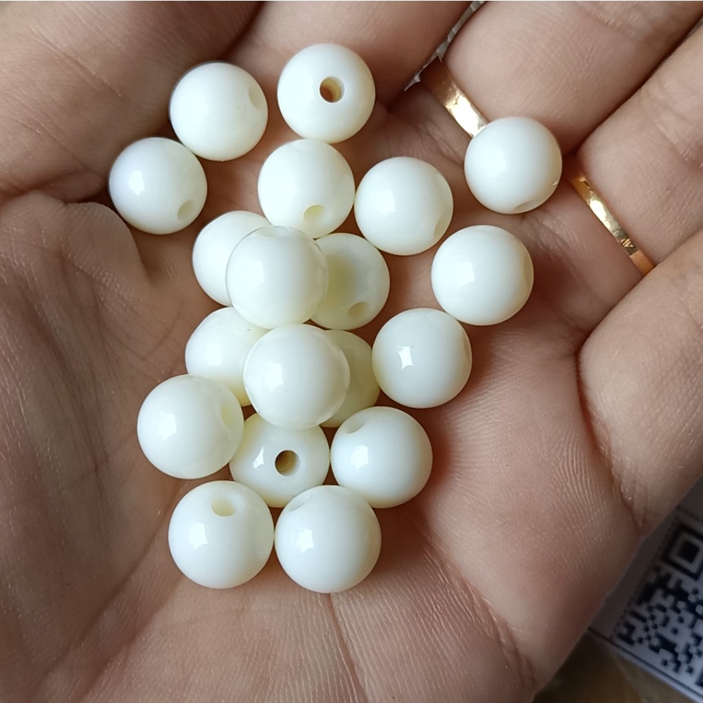 25gam hạt nhựa tròn pastel nhiều size 6/8/10/12/14/16/18/20mm