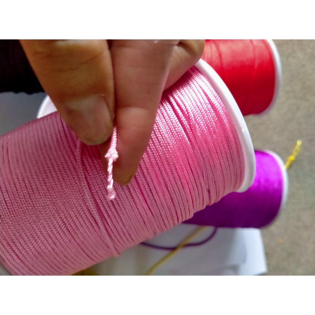 3-10m Dây dù paracord size 1.5mm có lõi sợi tròn (mẫu xịn) đan vòng tay nhiều màu, dây thắt vòng tay, vòng cổ