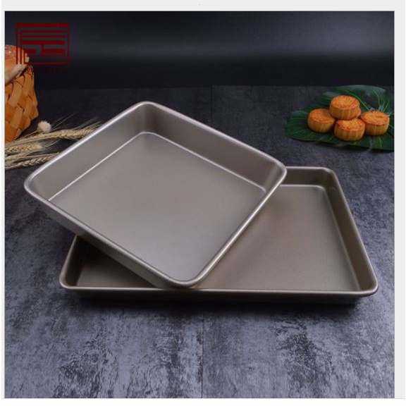 [ Hàng loại 1] Khuôn vuông , khuôn chữ nhật nướng bánh bông lan, bánh mì chống dính nhiều size