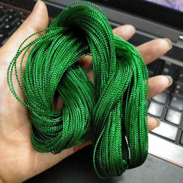 Bó 90 met Dây kim tuyến nhiều màu