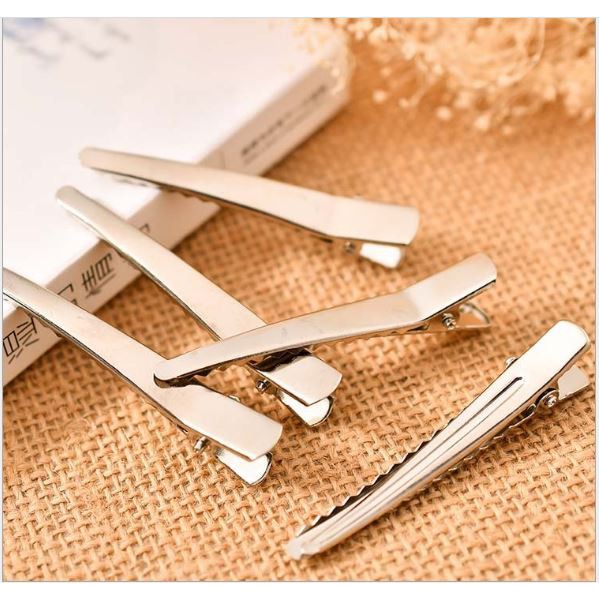 50 cái sườn kẹp mái các kiểu đủ size 3.2-4.1-4.5-5.5-6.5-7.5cm (màu bạc)