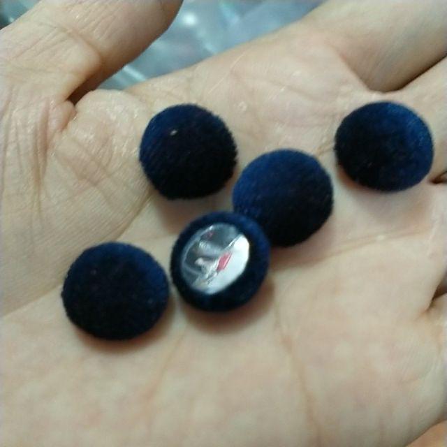 10 Nút dán bọc vải 14mm