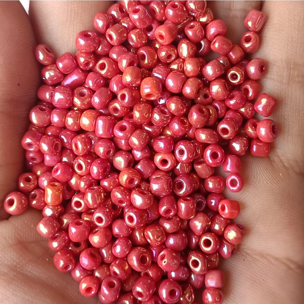10gam Hạt cườm size ĐẠI 3.6mm đủ màu để chọ dùng trang trí trang sức, quần áo, túi xách, dây đeo khẩu trang