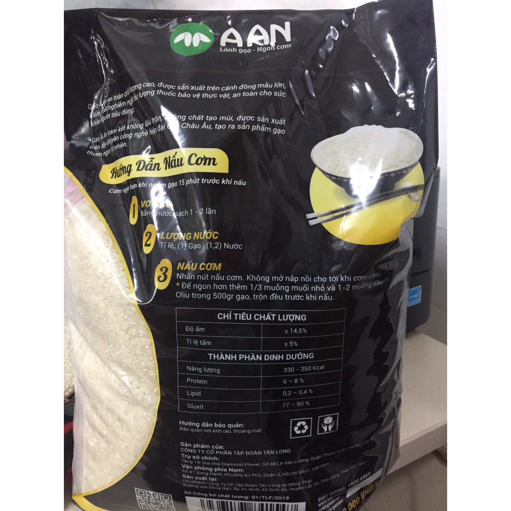 Gạo Nhật Japonica bịch 5kg