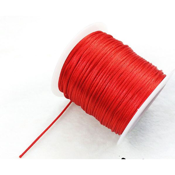 5met Dây tim bóng size 1.5mm-2mm-2,5mm, dây đan vòng tay đủ size, dây thắt vòng tay, vòng cổ may mắn